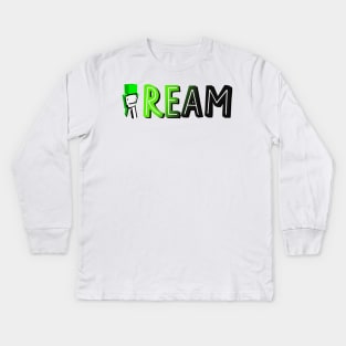 Dream (with MC Skin) Kids Long Sleeve T-Shirt